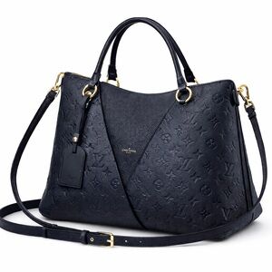 Louis Vuitton Black Embossed Tote
